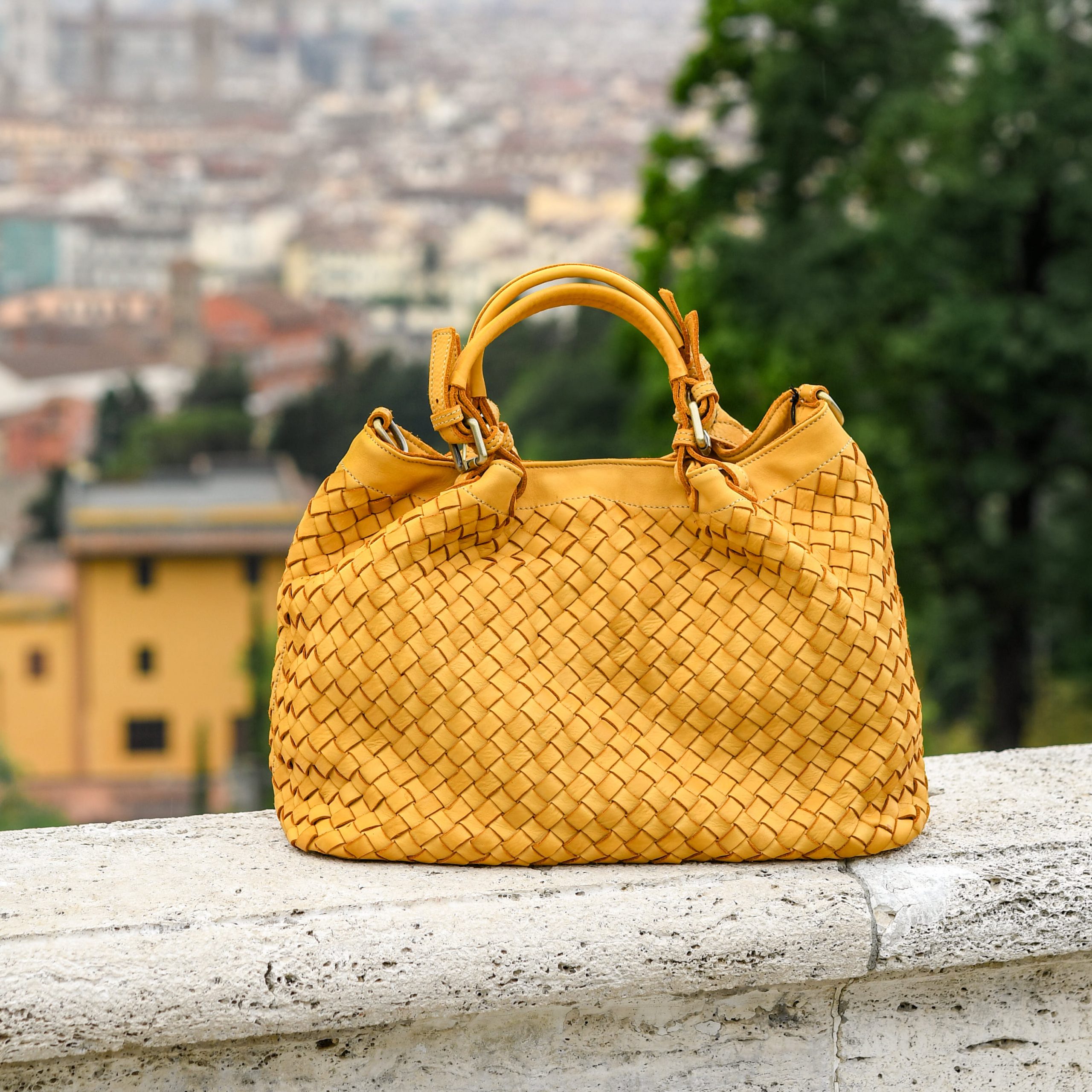 Italian Woven Leather Bags, Made in Italy